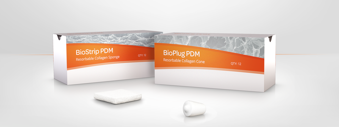BioStrip PDM e BioPlug PDM: imballaggio e prodotti